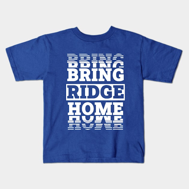 BRING RIDGE HOME Kids T-Shirt by aimed2